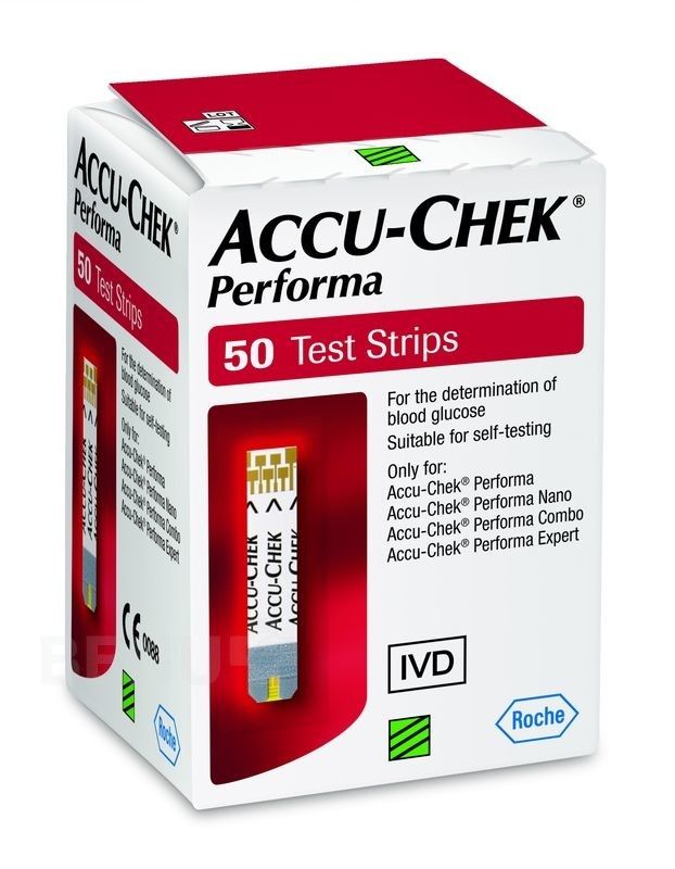 Accu-chek Performa Blood Glucose Test Strip ROCHE