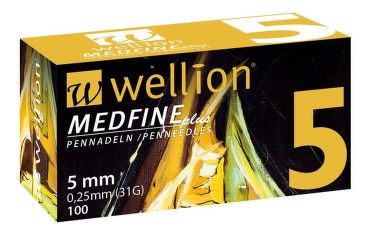Wellion Insulin needles MedFine length 5mm Medrust