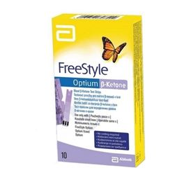 FreeStyle Optium Beta-Ketone 10 test strips Abbott