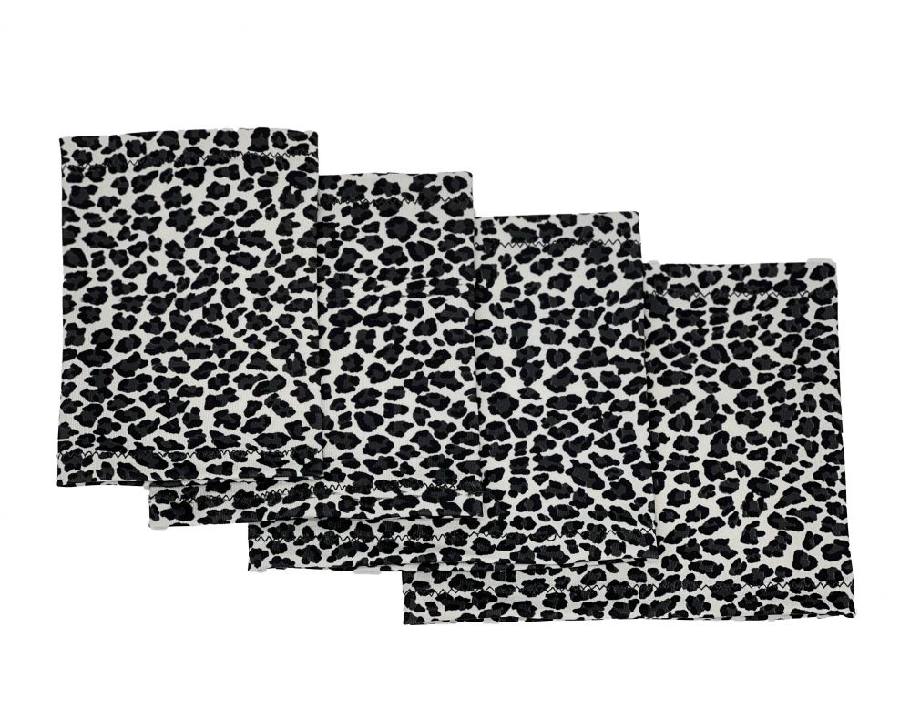 Elastic armband - Grey leopard