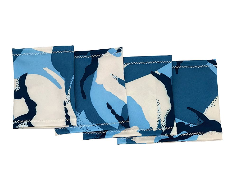 Elastic armband - Blue military print
