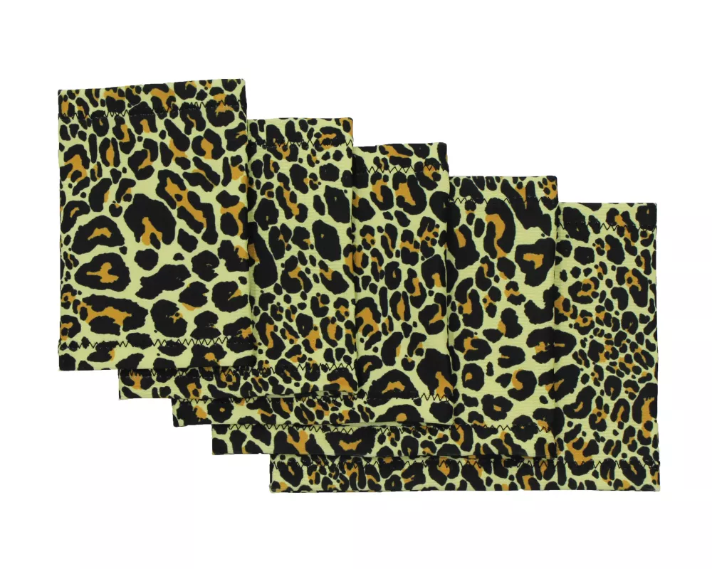 Elastic Arm Sleeve with Leopard Print – Stylish Protection for Sensor