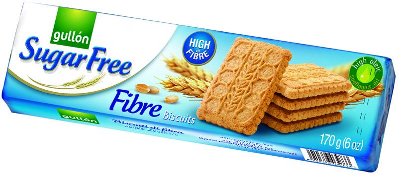 Gullón Fiber biscuits with fiber, without sugar 170 g