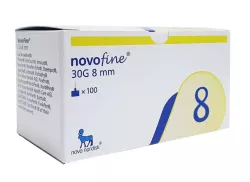 NovoFine 30G × 8 mm Pen Needles, 100 pcs