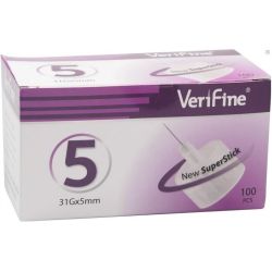 Insulin needles VERIFINE 31G 0.25 x 5mm 100 pcs