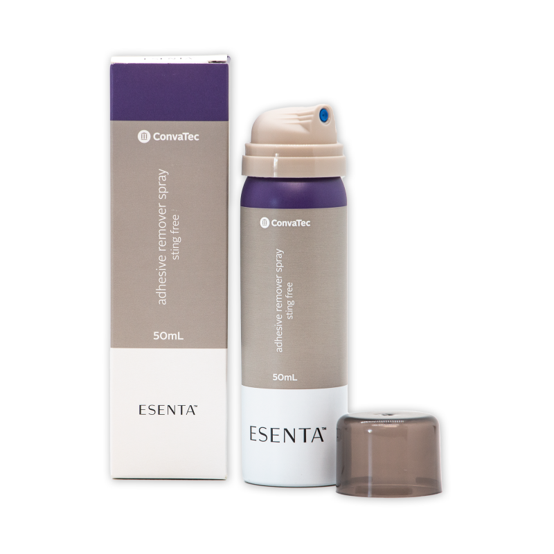 Medical adhesive remover ESENTA - ConvaTec - spray 50 ml. Removes medical adhesive quickly and reliably.