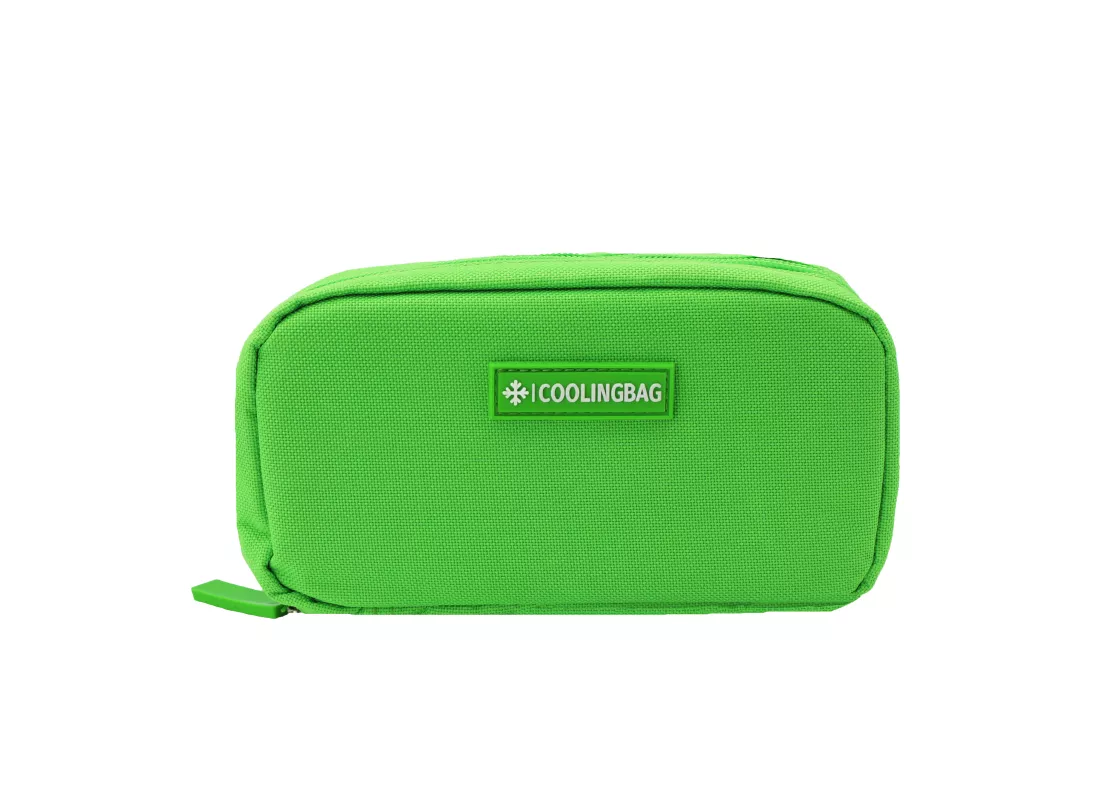 Stylish diabetic case COOLINGBAG for essentials – lime, practical and chic organize