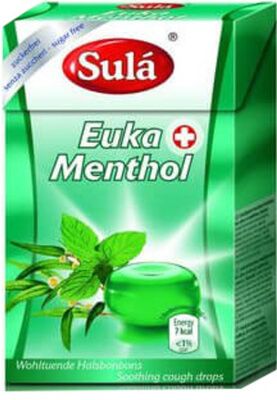 Sulá Sweets without sugar euka eukalypt menthol 44 g