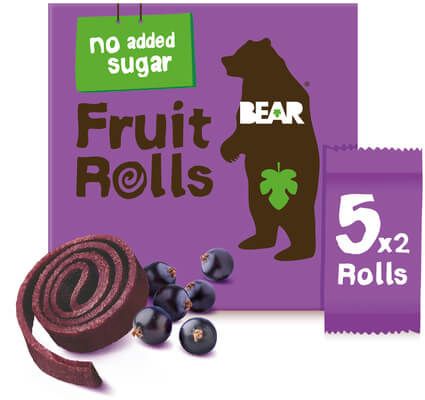 YOYO Bear black currant fruit roll slices 5 x 20 g