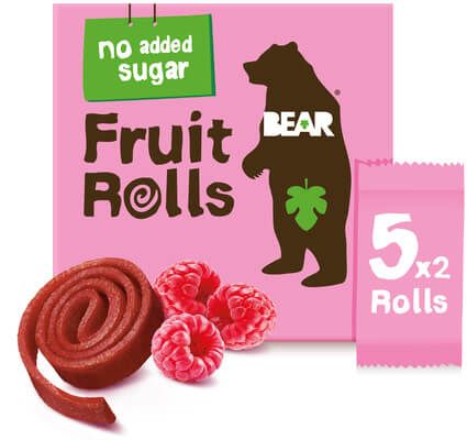 YOYO Bear Raspberry fruit roll slices 5 x 20 g